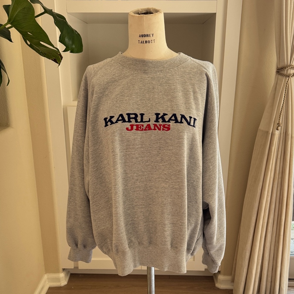 Karl Kani Gray Crewneck Sweater